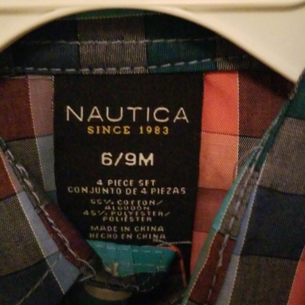 4 piece 6/9 month Nautica church suit - Picture 2 of 4